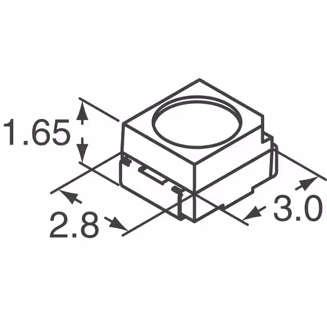 VLMD3100-GS08 Vishay Semiconductor Opto Division  Indication LED - Discrète